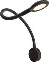 Leeslampje Slaapkamer - LED Leeslamp - Zwart - bedlamp