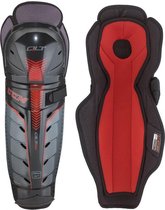 CCM Quicklite Scheenbeschermers Volwassenen  - Senior - Zwart/Rood