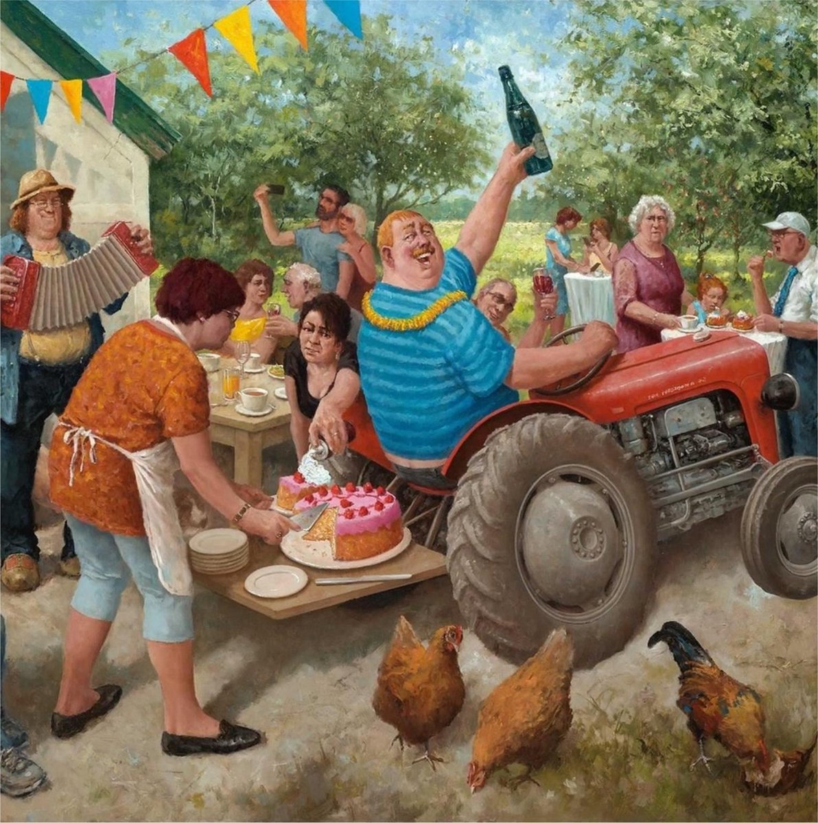 Kaart - Comello - Marius van Dokkum - Tuinfeest