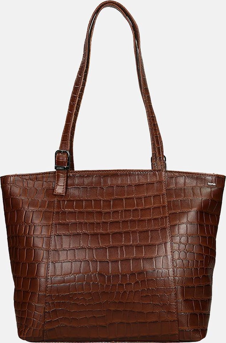 Berba Dames Leren Shopper Laguna 805-313 Cognac