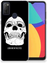 Silicone Case Alcatel 1S (2021) Telefoonhoesje Skull Eyes