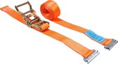 Spanband 50 mm 2 ton 5M Oranje met Sleufgatfitting