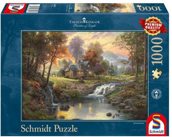 Schmidt Spiele Mountain Retreat Jeu de puzzle 1000 pièce(s) Paysage |  bol.com