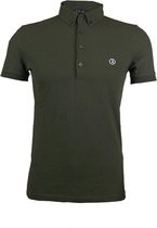 Rox - Heren Poloshirt Rock - Groen - Slim Fit - Maat XXL