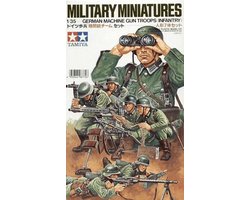 Tamiya Modelbouwpakket Auto - 35038 German MG Troops - 7 Figures Plastic - 1:35 - Modelbouw