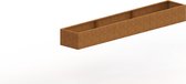 MySteel Cortenstaal plantenbak Texas xxl 3600x600   - Hoogte: 400mm