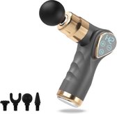 Mini Fascia Gun Klein LCD-scherm Spiermassager (018 grijs)-Grijs