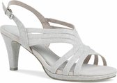 Marco Tozzi Dames Sandaaltje 2-2-28329-26 237 grijs F-breedte Maat: 37 EU