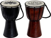 Bongo DKD Home Decor Huid Hout (18 x 18 x 30 cm) (2 pcs)