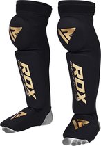 RDX Sports S3 Black Shin Guard - Scheenbeschermer - met Knee pads