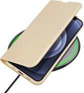 iPhone 13 Mini Hoesje - Dux Ducis Skin Pro Book Case -Goud