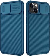 Telefoonhoesje geschikt voor Apple iPhone 13 - Nillkin CamShield Pro Case - Blauw