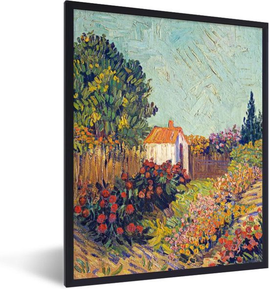 Fotolijst incl. Poster - Landschap - Vincent van Gogh - 30x40 cm - Posterlijst