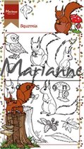 Marianne Design Stempel Hettys Hettys eekhoorns HT1637 10.5x18.5 centimeter