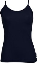 Boru Bamboe Dames Hemd Spaghettibandjes Marine-XL