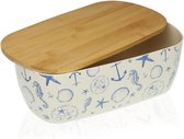 Broodmand Nautical Bamboe (13,5 x 20 x 34,5 cm)