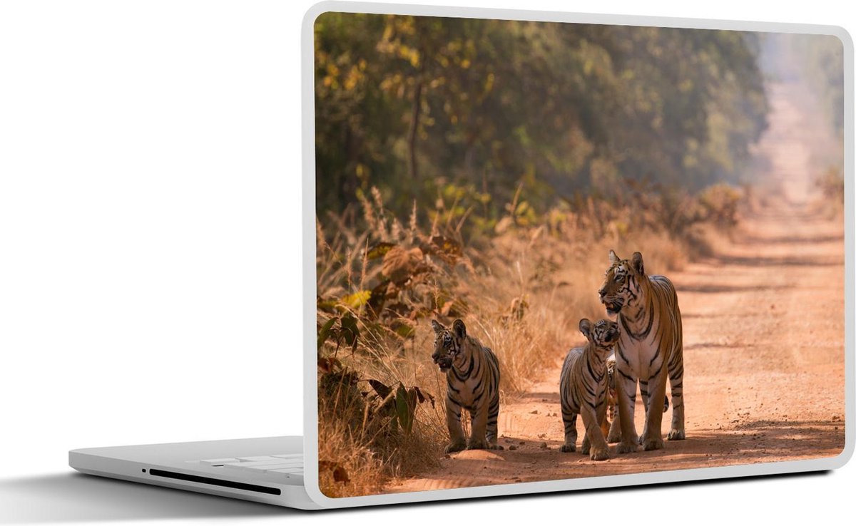 Afbeelding van product SleevesAndCases  Laptop sticker - 12.3 inch - Tijger - Afrika - Zand