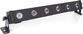 Ledbar - 6 x 6 W-LED - Warm-/Koudwit - DMX-Sturing