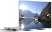 Laptop sticker - 17.3 inch - Gardameer - Boot - Zon - 40x30cm - Laptopstickers - Laptop skin - Cover