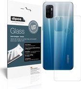 dipos I 2x Pantserfolie mat compatibel met Oppo A53 (2020) Achterkant Beschermfolie 9H screen-protector (expres kleiner dan het glas omdat het gebogen is)
