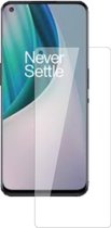 dipos I 2x Pantserfolie helder compatibel met OnePlus Nord N10 5G Beschermfolie 9H screen-protector (expres kleiner dan het glas omdat het gebogen is)