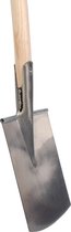 Talen Tools – Damesspade – Blank gepolijst – Essenhouten steel – 85 cm