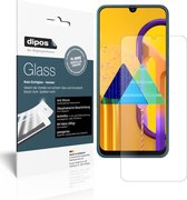 dipos I 2x Pantserfolie mat compatibel met Samsung Galaxy M31s Beschermfolie 9H screen-protector (expres kleiner dan het glas omdat het gebogen is)