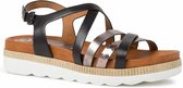 Marco Tozzi Dames Sandaaltje 2-2-28412-26 096 zwart F-breedte Maat: 41 EU