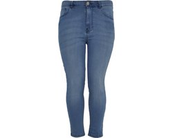 Yoek | Grote maten - dames jeans skinny 7/8 - lichtblauw
