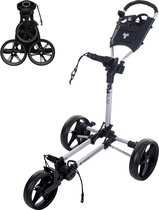 FastFold Slim Golftrolley - Zilver Zwart