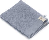 Walra Washand Soft Cotton (PP) - 2x 16x21 - 100% Katoen - Blauw