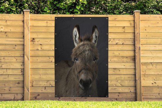 Portrait chevalet Affiche de jardin 100x200 cm - Toile de jardin / Toile d'extérieur / Peintures d'extérieur (décoration de jardin) XXL / Groot format!