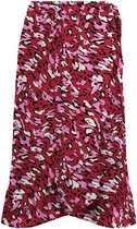 Onlnova Lux Merle Midi Wrap Skirt 15233162 Red Dahlia