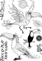 Stempel - Creative Expressions - Pink Ink Designs - Clear stamp - Toucan