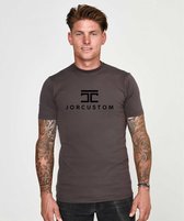 JORCUSTOM Trademark Slim Fit T-Shirt - Grey - Volwassenen - Maat XS