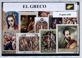 El Greco – Luxe postzegel pakket (A6 formaat) : collectie van verschillende postzegels van El Greco – kan als ansichtkaart in een A6 envelop - authentiek cadeau - kado - geschenk -