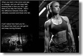 Bodybuilding Fitness Print Poster Wall Art Kunst Canvas Printing Op Papier Living Decoratie 60x90m Multi-color