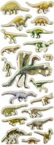 stickers dino's junior 17 x 7,5 cm papier 20-delig