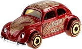 auto holiday racers vokswagen beetle 7 cm rood