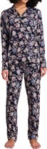 Schiesser – Feminine Floral Comfort Fit – Pyjama – 175575 - Dark Blue - 38