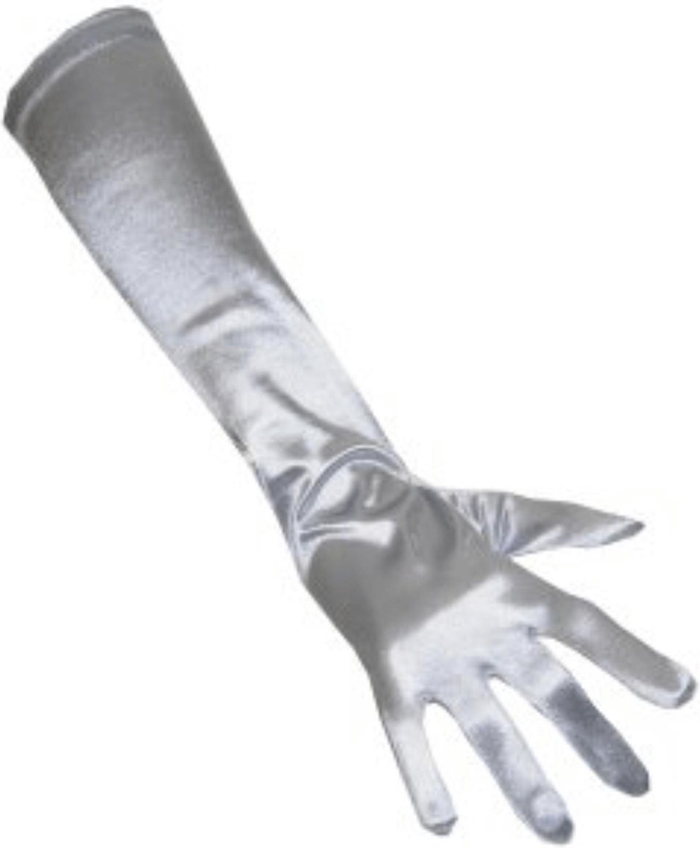Zilveren handschoenen gala S | bol.com