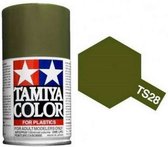 Tamiya TS-28 Olive Drab 2 - Matt - Acryl Spray - 100ml Verf spuitbus