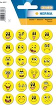 stickers smiley geel 24 stuks