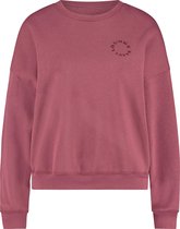 Hunkemöller Dames Nachtmode Top lange mouwen Boyfriend Brushed  - Roze - maat L