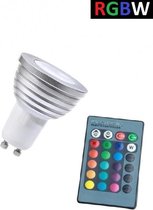 LED Spot RGB + Koel Wit - 5 Watt - GU10