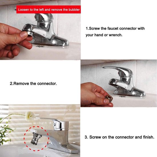 Raccord de robinet - Adaptateur de robinet à connecteur rapide