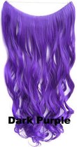 Wire hairextensions wavy paars - Dark Purple