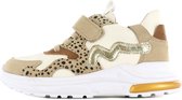 Sneakers | Meisjes | BEIGE | Leer | Shoesme | Maat 28