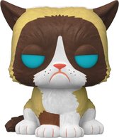 Funko Grumpy Cat  (Flocked) - Funko Pop! - Icons Figuur  - 9cm