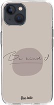 Casetastic Apple iPhone 13 Hoesje - Softcover Hoesje met Design - Be kind Print